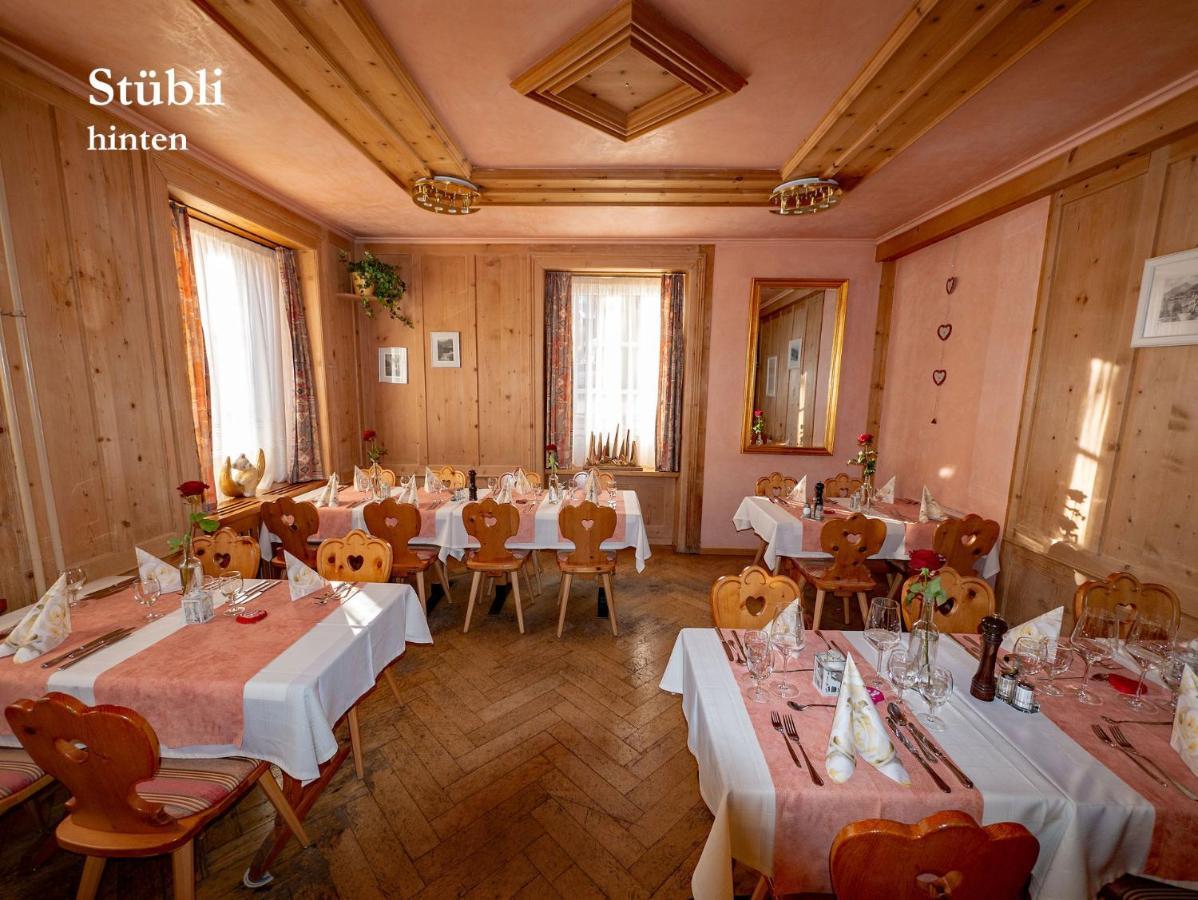 Hotel Restaurant Raetia Filisur Kültér fotó